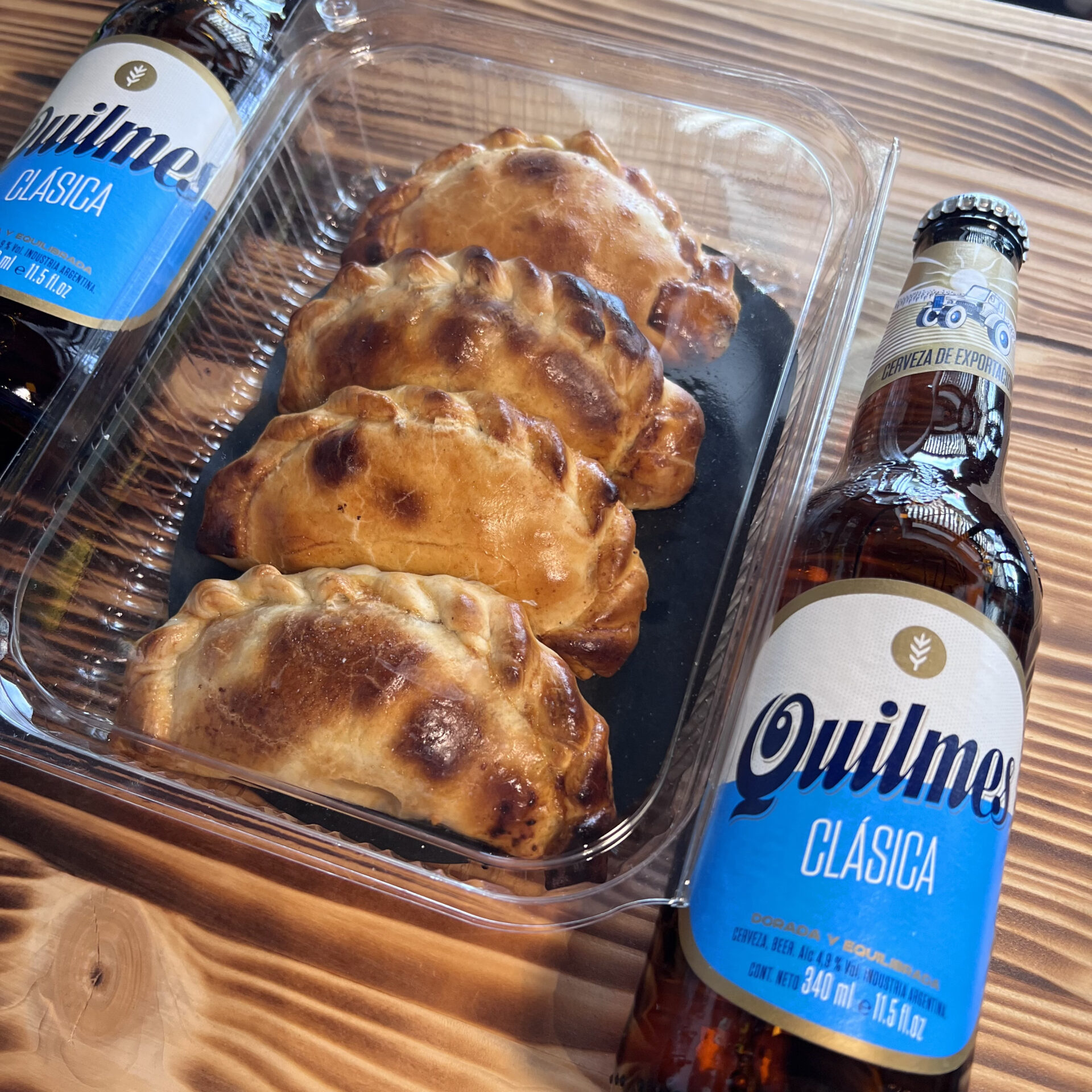 COMBO EMPANADAS BIRRA QUILMES